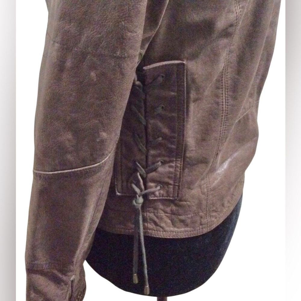 💗True Religion World Tour Rocker leather jacket💗 - Picture 10 of 16